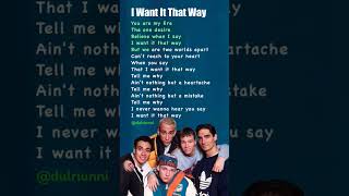 🌼I Want It That Way | Backstreet Boys