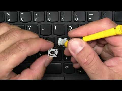 Lenovo ThinkPad X1 Carbon 5th Gen Laptop How to Key Cap Repair