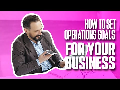 How to set OPERATIONS GOALS for your small business | Simplicity Consultancy