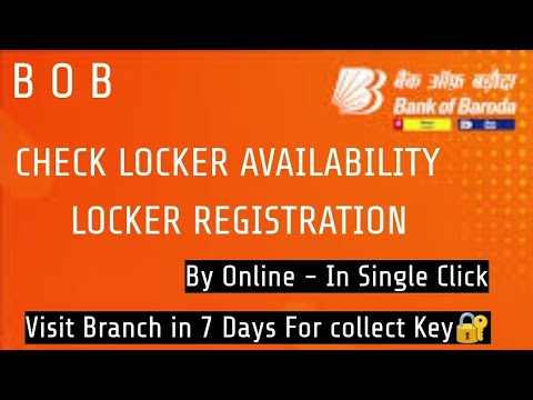 BOB Instant allotment of Locker Online 24/7 Get locker vacancy online #tech_kurippugal