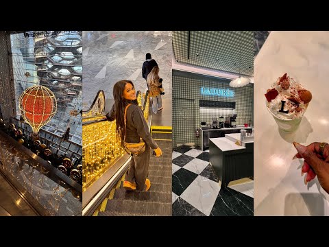 VLOGMAS in my 30s | CHRISTMAS IN NYC, HUDSON YARDS, TRYING VIRAL COFFEE, NEW GHD FLAT IRON + MORE