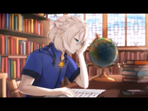 Studying with Albedo animation lofi【Genshin Impact】1 hour version