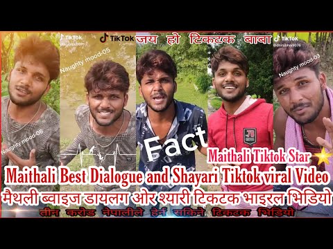 Maithali Best Dialogue and Shayari Tiktok Viral Video (Maithali Tiktok Star ⭐) Boys Attitude Tiktok