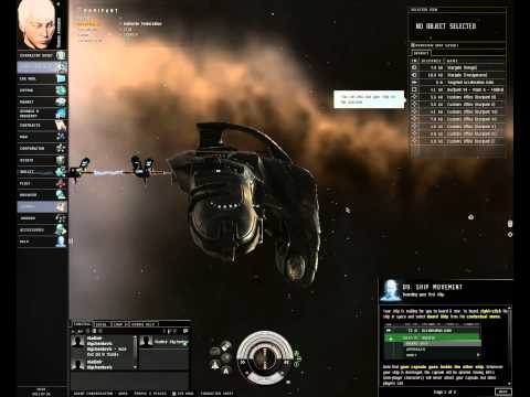 Let's Play EVE Online part 2 - Let's fly