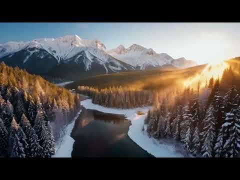 "Majestic Mountain Sunrise in 4K Ultra HD | Stunning Aerial Drone Footage #NatureViews #RoyaltyFree"