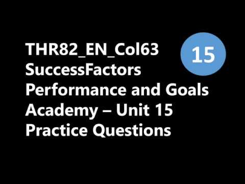 THR82_EN_Col63 SuccessFactors Performance and Goals Academy – Unit 15