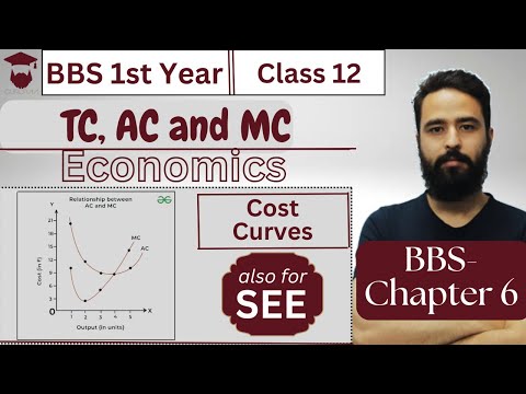 TC, AC, MC with Diagram || BBS 1st Year Economics Chapter 6 || Class 12 || Cost and Revenue Curves