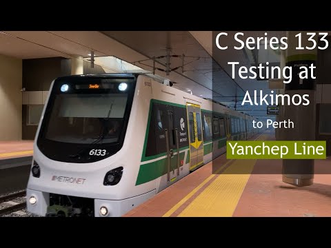 [Transperth] Alstom X’trapolis Transperth C Series [133] - Testing at Alkimos (Yanchep Line)