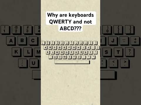 Why are Keyboards QWERTY and NOT ABCD???