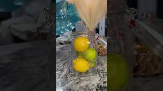 Kitchen hack🍋✨🌿#kitchenhack #kitchenhacks #boujeeonabudget #masonjars #lifehack #lifehacks