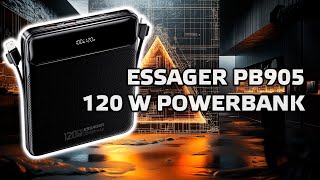 Powerful Powerbank Essager 120 W, 20000 mAh, Review, Testing Modes, Power, and Capacity