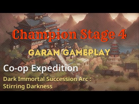 [Guardian Tales] Co-op Expedition | Stirring Darkness: Champion 4 (Garam)