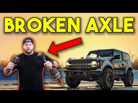 How to replace an Axle for Beginners - New Ford Bronco Broken Axle