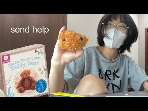 Local genius tries making a teddy bear kit for 8 year olds (it is very ugly)