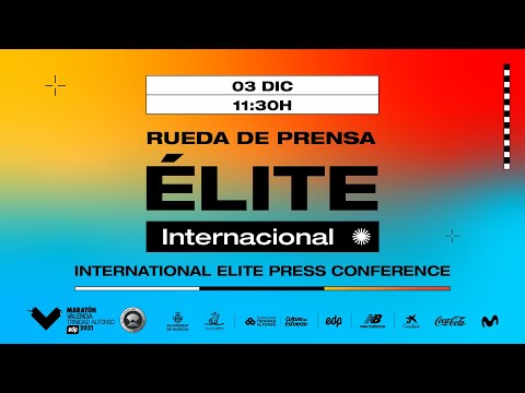 International elite press conference Maratón Valencia 2021