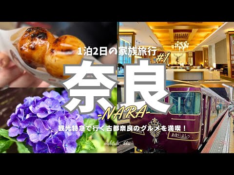 【奈良旅行】グルメに食べ歩き、古都を満喫！1泊2日の家族旅行2024-前編- / あをによし / 般若寺 / ベビフェ奈良 / 大仏プリン / ならまち / 奈良公園 / 志津香 / 【family】