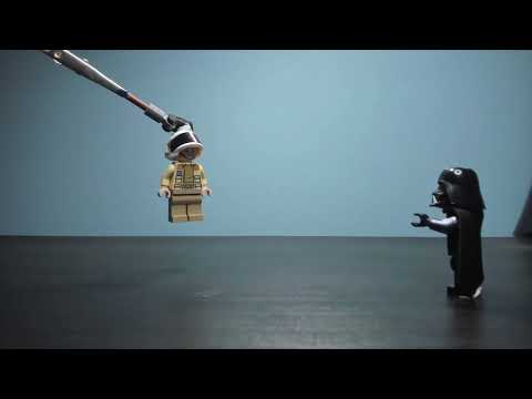 Darth Vader Force Chokes Rebel Scum | Lego Stopmotion