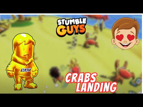 Stumble Guys: Crab's Landing Challenge - Win or Swim!