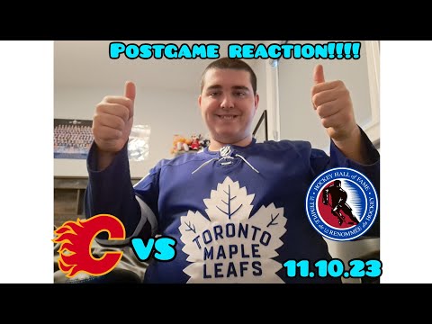 Leafs Vs Flames Postgame Reaction MUST SEE!!!