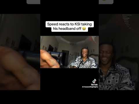 IShowSpeed Reacting to KSI's forehead 😭 #notmine #shortsviral #youtubeshorts #funny #ishowspeed #ksi