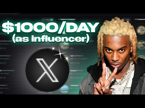 How To Make $1,000/Day as a X Crypto Influencer (Step-by-Step guide)