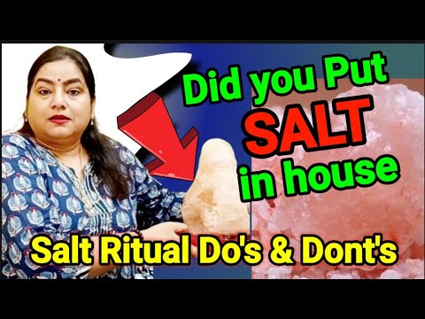 Did you put salt in house corners ... then see this video | Salt Ritual |Salt Spiritual Cleansing