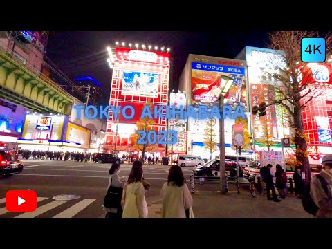 Tokyo Night walk 4K - AKIHABARA January 2023 [秋葉原]