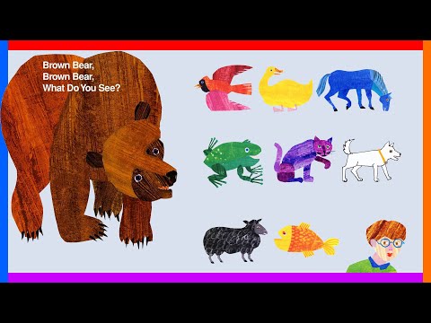 Brown Bear, Brown Bear, What Do You See? Animated Book Song for children