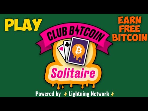 Play Club Bitcoin: Solitaire, Earn Free Bitcoin on Lightning Network | THNDR Games