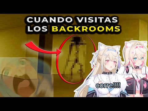 CUANDO QUIERES ESCAPAR EN LOS BACKROOMS | FuwaMoco clips 【FUWAMOCO】【HoloAdvent】