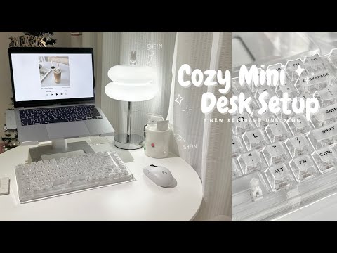 Desk Setup｜Cozy Minimal Desk👩🏻‍💻 + unboxing new keyboard, SHEIN, Amazon Black Friday