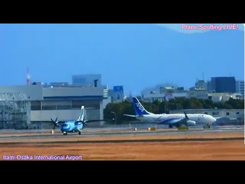 天草エアライン・みぞか号到着・出発 伊丹空港ライブ配信!  Plane Spotting Live!  Osaka International Airport 01/01/2025