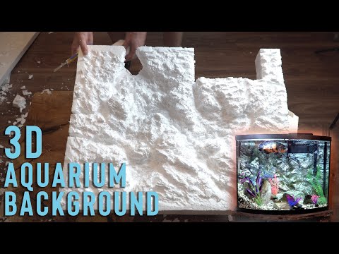 Building a 3D ROCK BACKGROUND for your aquarium