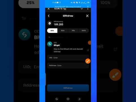 Goats withdraw Bitget||goats listing||Goats Profit