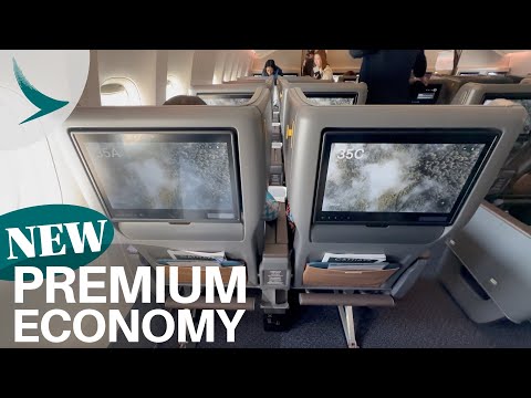 CATHAY PACIFIC Might Have The BEST PREMIUM ECONOMY Class 😲