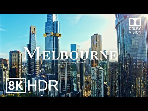 Melbourne, Australia 🇦🇺 in 8K HDR ULTRA HD 60 FPS Dolby Vision™ Drone Video