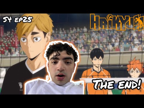 THE END!!! | HAIKYUU SEASON 4 EPISODE 25 REACTION