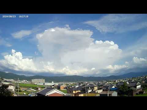 入道雲の動き 2024.08.23