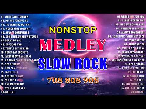 Slow Rock Love Song Nonstop 90s ❤ Best Romantic Love Songs 80s 90s 🌺Non Stop Old Song Sweet Memories