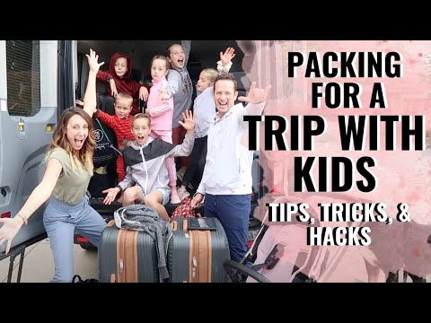 How we pack for a trip (with kids)! Tips, hacks for leaving town! | Jordan Page