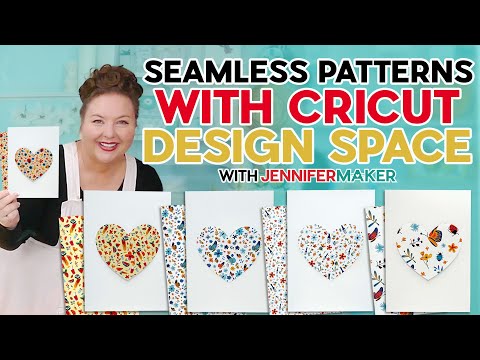 How To Use Seamless Patterns in Cricut Design Space