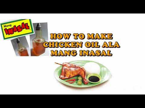 HOW TO MAKE CHICKEN OIL ALA MANG INASAL EASY STEPS