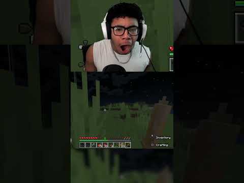 I WAS SO SCARED! - [MINECRAFT] #shorts