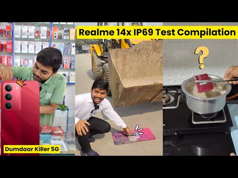 Realme 14x 5G -  IP69 Waterproof - Compilation Video