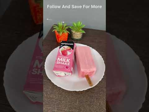 Strawberry Milkshake To Strawberry Milkshake Icecream Recipe | Icecream Hacks | Summer Hacks #recipe