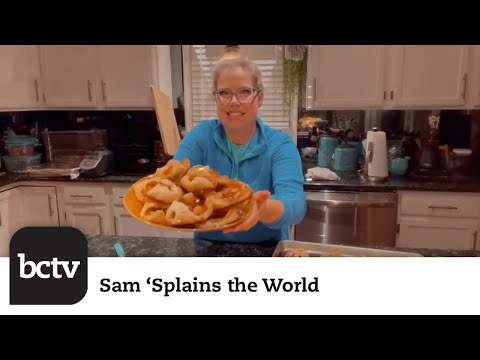 Apple Ring Pie Bites & Piglet Field Trip | Sam 'Splains the World