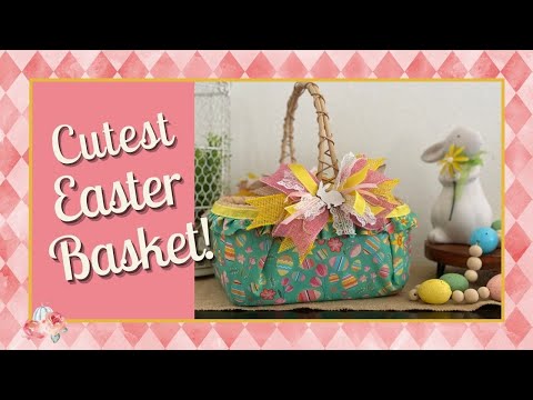 How to make the cutest EASTER BASKETs ever!  No Sew.  Easy to make. Three styles.