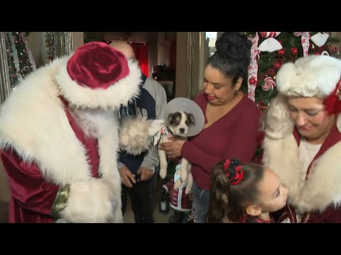 Santa delivers holiday magic in West Phoenix with pup adoptions