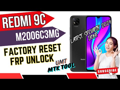 Redmi 9C FRP Unlock & Factory Reset | M2006C3MG | UMT MTK Tool