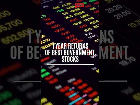 Best Government Stocks With their 1 Year Returns #government #stocks #stockmarket #trading #ytshorts